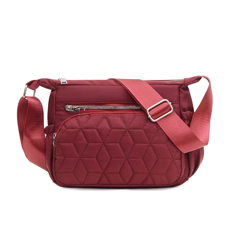Multi-Pocket Casual Crossbody Bag
