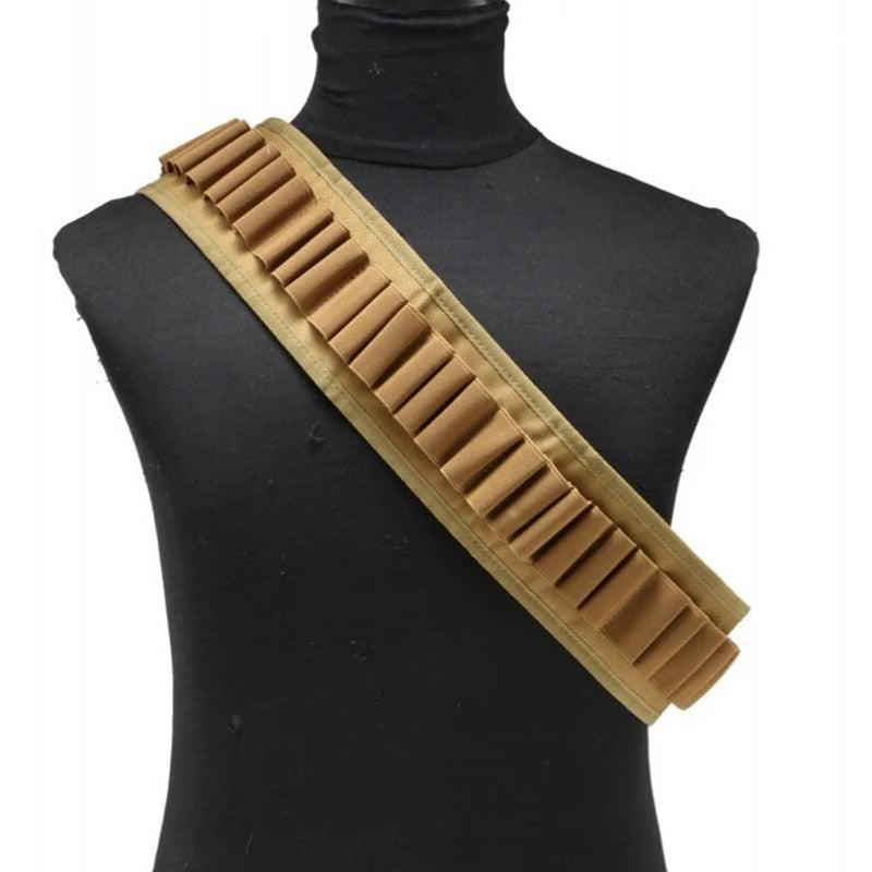 Tactical 27/30 Rounds Shotgun Bandolier Belt