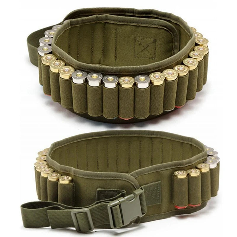Tactical 27/30 Rounds Shotgun Bandolier Belt