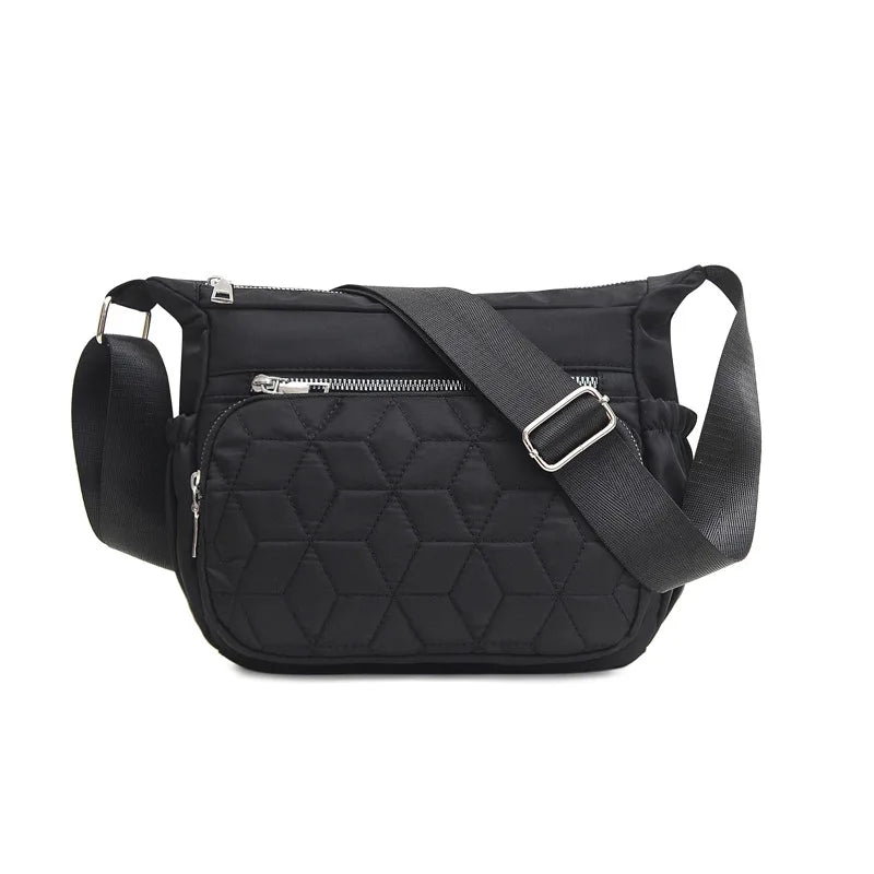 Multi-Pocket Casual Crossbody Bag