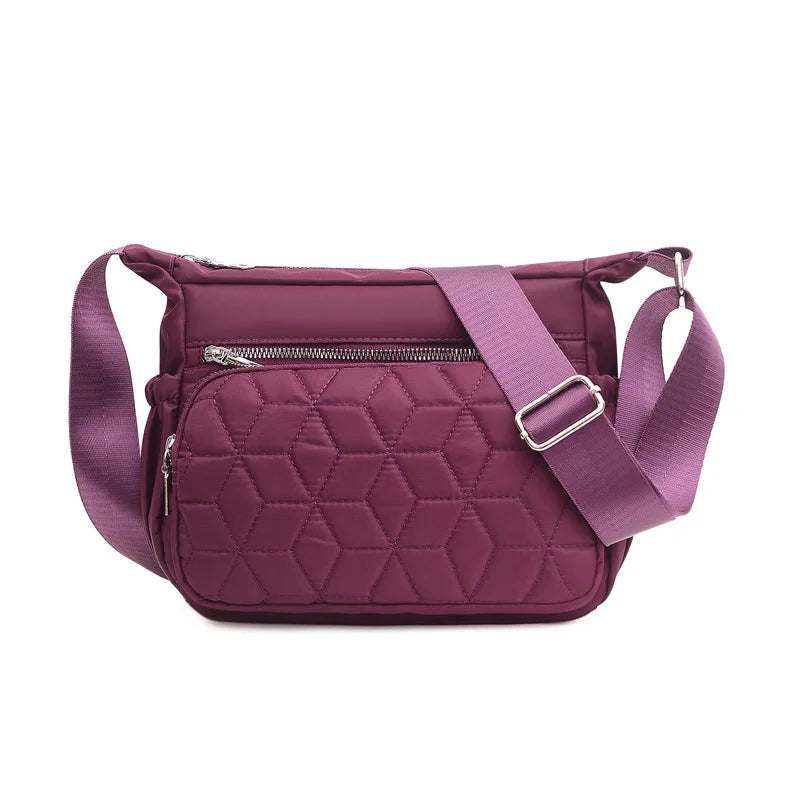 Multi-Pocket Casual Crossbody Bag